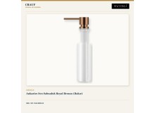 Crauf Via Lattea 6174 Sol PVD Bakır 100×51 cm Evye + Pesce 4060 Batarya + Aynı Renk Sabunluk | 3 Parça Soft Classic Crauf Via Lattea 6174 Sol PVD Bakır 100×51 cm Evye + Pesce 4060 Batarya + Aynı Renk Sabunluk | 3 Parça Soft Classic