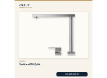 Crauf Vertice 4875 İnox 75×48 cm Evye + Vertice 4050 Çelik Batarya 6 Parça Premium Set Crauf Vertice 4875 İnox 75×48 cm Evye + Vertice 4050 Çelik Batarya 6 Parça Premium Set