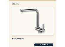Crauf Lavello 3040 Mat İnox 45×40 cm Evye + Pesce 4060 Çelik Batarya 5 Parça Premium Set Crauf Lavello 3040 Mat İnox 45×40 cm Evye + Pesce 4060 Çelik Batarya 5 Parça Premium Set