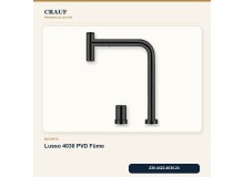 Crauf Lusso 1075 PVD Füme 100×50 cm Evye + Lusso 4030 PVD Füme Batarya 5 Parça Premium Set Crauf Lusso 1075 PVD Füme 100×50 cm Evye + Lusso 4030 PVD Füme Batarya 5 Parça Premium Set