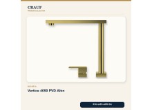 Crauf Vertice 4848 PVD Altın 48×48 cm Evye + Vertice 4050 PVD Altın Batarya 6 Parça Premium Set Crauf Vertice 4848 PVD Altın 48×48 cm Evye + Vertice 4050 PVD Altın Batarya 6 Parça Premium Set