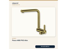 Crauf Lavello 3040 PVD Altın 45×40 cm Evye + Pesce 4060 PVD Altın Batarya 5 Parça Premium Set Crauf Lavello 3040 PVD Altın 45×40 cm Evye + Pesce 4060 PVD Altın Batarya 5 Parça Premium Set