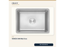 Crauf Venüs 3049 Mat İnox 49×44 cm Evye + Pesce 4060 Çelik Batarya 5 Parça Premium Set Crauf Venüs 3049 Mat İnox 49×44 cm Evye + Pesce 4060 Çelik Batarya 5 Parça Premium Set