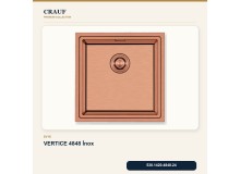 Crauf Vertice 4848 İnox 48×48 cm Evye + Vertice 4050 Çelik Batarya 6 Parça Premium Set Crauf Vertice 4848 İnox 48×48 cm Evye + Vertice 4050 Çelik Batarya 6 Parça Premium Set