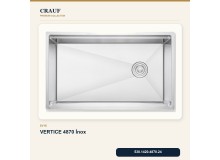 Crauf Vertice 4870 İnox 70×48 cm Evye + Vertice 4050 Çelik Batarya 6 Parça Premium Set Crauf Vertice 4870 İnox 70×48 cm Evye + Vertice 4050 Çelik Batarya 6 Parça Premium Set