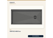 Crauf Vertice 4898 İnox 98×48 cm Evye + Vertice 4050 Çelik Batarya 6 Parça Premium Set Crauf Vertice 4898 İnox 98×48 cm Evye + Vertice 4050 Çelik Batarya 6 Parça Premium Set