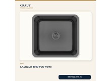 Crauf Lavello 3050 PVD Füme 49×44 cm Evye + Pesce 4060 PVD Füme Batarya 5 Parça Premium Set Crauf Lavello 3050 PVD Füme 49×44 cm Evye + Pesce 4060 PVD Füme Batarya 5 Parça Premium Set