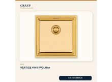 Crauf Vertice 4848 PVD Altın 48×48 cm Evye + Vertice 4050 PVD Altın Batarya 6 Parça Premium Set Crauf Vertice 4848 PVD Altın 48×48 cm Evye + Vertice 4050 PVD Altın Batarya 6 Parça Premium Set