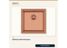 Crauf Vertice 4848 PVD Bakır 48×48 cm Evye + Vertice 4050 PVD Bakır Batarya 6 Parça Premium Set Crauf Vertice 4848 PVD Bakır 48×48 cm Evye + Vertice 4050 PVD Bakır Batarya 6 Parça Premium Set