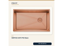 Crauf Vertice 4875 PVD Bakır 75×48 cm Evye + Vertice 4050 PVD Bakır Batarya 6 Parça Premium Set Crauf Vertice 4875 PVD Bakır 75×48 cm Evye + Vertice 4050 PVD Bakır Batarya 6 Parça Premium Set