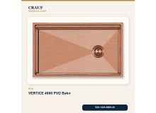 Crauf Vertice 4880 PVD Bakır 80×48 cm Evye + Vertice 4050 PVD Bakır Batarya 6 Parça Premium Set Crauf Vertice 4880 PVD Bakır 80×48 cm Evye + Vertice 4050 PVD Bakır Batarya 6 Parça Premium Set