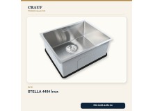 Crauf Stella 4454 İnox 54×44 cm Evye + Pesce 4060 Çelik Batarya 6 Parça Premium Set Crauf Stella 4454 İnox 54×44 cm Evye + Pesce 4060 Çelik Batarya 6 Parça Premium Set