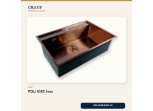 Crauf Poli 6303 İnox 78×51 cm Evye + Pesce 4060 Çelik Batarya 6 Parça Premium Set Crauf Poli 6303 İnox 78×51 cm Evye + Pesce 4060 Çelik Batarya 6 Parça Premium Set