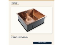 Crauf Stella 4449 PVD Bakır 49×44 cm Evye + Pesce 4060 PVD Bakır Batarya 6 Parça Premium Set Crauf Stella 4449 PVD Bakır 49×44 cm Evye + Pesce 4060 PVD Bakır Batarya 6 Parça Premium Set