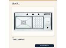 Crauf Lusso 1061 İnox 100×48 cm Evye + Lusso 4030 Çelik Batarya 5 Parça Premium Set Crauf Lusso 1061 İnox 100×48 cm Evye + Lusso 4030 Çelik Batarya 5 Parça Premium Set