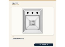 Crauf Lusso 6390 İnox 38×47 cm Evye + Lusso 4030 Çelik Batarya 5 Parça Premium Set Crauf Lusso 6390 İnox 38×47 cm Evye + Lusso 4030 Çelik Batarya 5 Parça Premium Set
