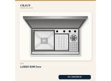 Crauf Lusso 6395 İnox 88×50 cm Evye + Lusso 4030 Çelik Batarya 5 Parça Premium Set Crauf Lusso 6395 İnox 88×50 cm Evye + Lusso 4030 Çelik Batarya 5 Parça Premium Set