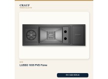 Crauf Lusso 1035 PVD Füme 79×27 cm Evye + Lusso 4030 PVD Füme Batarya 5 Parça Premium Set Crauf Lusso 1035 PVD Füme 79×27 cm Evye + Lusso 4030 PVD Füme Batarya 5 Parça Premium Set