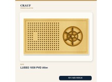 Crauf Lusso 1030 PVD Altın 42×22 cm Evye + Lusso 4030 PVD Altın Batarya 5 Parça Premium Set Crauf Lusso 1030 PVD Altın 42×22 cm Evye + Lusso 4030 PVD Altın Batarya 5 Parça Premium Set