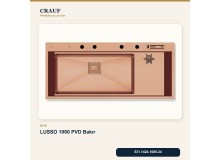 Crauf Lusso 1080 PVD Bakır 118×50 cm Evye + Lusso 4030 PVD Bakır Batarya 5 Parça Premium Set Crauf Lusso 1080 PVD Bakır 118×50 cm Evye + Lusso 4030 PVD Bakır Batarya 5 Parça Premium Set