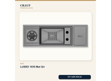 Crauf Lusso 1035 Mat Gri 79×27 cm Evye + Lusso 4030 Çelik (Mat Gri evye için nötr alternatif) Batarya 5 Parça Set Crauf Lusso 1035 Mat Gri 79×27 cm Evye + Lusso 4030 Çelik (Mat Gri evye için nötr alternatif) Batarya 5 Parça Set