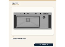 Crauf Lusso 1080 Mat Gri 118×50 cm Evye + Lusso 4030 Çelik (Mat Gri evye için nötr alternatif) Batarya 5 Parça Set Crauf Lusso 1080 Mat Gri 118×50 cm Evye + Lusso 4030 Çelik (Mat Gri evye için nötr alternatif) Batarya 5 Parça Set