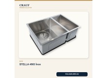 Crauf Stella 4563 İnox 63×45 cm Evye + Pesce 4060 Çelik Batarya 6 Parça Premium Set Crauf Stella 4563 İnox 63×45 cm Evye + Pesce 4060 Çelik Batarya 6 Parça Premium Set