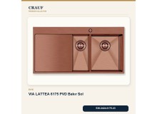 Crauf Via Lattea 6175 Sol PVD Bakır 100×51 cm Evye + Pesce 4060 PVD Bakır Batarya 6 Parça Premium Set Crauf Via Lattea 6175 Sol PVD Bakır 100×51 cm Evye + Pesce 4060 PVD Bakır Batarya 6 Parça Premium Set