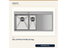 Crauf Via Lattea 6175 Sağ Mat Gri Evye + Pesce 4060 Çelik Batarya 6 Parça Set Crauf Via Lattea 6175 Sağ Mat Gri Evye + Pesce 4060 Çelik Batarya 6 Parça Set