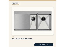 Crauf Via Lattea 6175 Sol Mat Gri Evye + Pesce 4060 Çelik Batarya 6 Parça Set Crauf Via Lattea 6175 Sol Mat Gri Evye + Pesce 4060 Çelik Batarya 6 Parça Set
