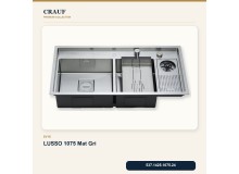 Crauf Lusso 1075 Mat Gri 100×50 cm Evye + Lusso 4030 Çelik (Mat Gri evye için nötr alternatif) Batarya 5 Parça Set Crauf Lusso 1075 Mat Gri 100×50 cm Evye + Lusso 4030 Çelik (Mat Gri evye için nötr alternatif) Batarya 5 Parça Set