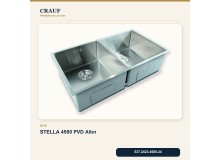 Crauf Stella 4580 PVD Altın 80×45 cm Evye + Pesce 4060 PVD Altın Batarya 6 Parça Premium Set Crauf Stella 4580 PVD Altın 80×45 cm Evye + Pesce 4060 PVD Altın Batarya 6 Parça Premium Set