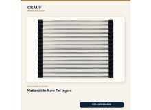 Crauf Lavello 3040 Mat İnox 45×40 cm Evye + Pesce 4060 Çelik Batarya 5 Parça Premium Set Crauf Lavello 3040 Mat İnox 45×40 cm Evye + Pesce 4060 Çelik Batarya 5 Parça Premium Set