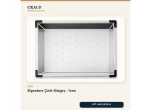 Crauf Vertice 4875 İnox 75×48 cm Evye + Vertice 4050 Çelik Batarya 6 Parça Premium Set Crauf Vertice 4875 İnox 75×48 cm Evye + Vertice 4050 Çelik Batarya 6 Parça Premium Set