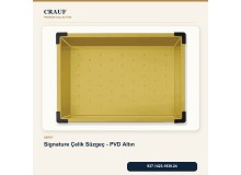 Crauf Poli 6301 PVD Altın 58×51 cm Evye + Pesce 4060 PVD Altın Batarya 6 Parça Premium Set Crauf Poli 6301 PVD Altın 58×51 cm Evye + Pesce 4060 PVD Altın Batarya 6 Parça Premium Set