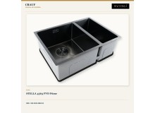 Crauf Stella 4563 PVD Füme 63×45 cm Evye + Pesce 4060 Dark Graphite (Füme) Batarya | 2 Parça Soft Classic Crauf Stella 4563 PVD Füme 63×45 cm Evye + Pesce 4060 Dark Graphite (Füme) Batarya | 2 Parça Soft Classic