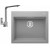 Realstone Didyma 60 Granit Eviye ve Vesta Batarya Seti - 600x530 mm - Gri