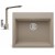 Realstone Didyma 60 Granit Eviye ve Vesta Batarya Seti - 600x530 mm - Cappuccino