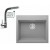 Realstone Didyma 60 Granit Eviye ve Sümela Spiralli Batarya Seti - 600x530 mm - Gri