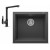 Realstone Gordion 52 Granit Eviye ve Vesta Batarya Seti - 520x470 mm - Antrasit