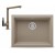 Realstone Gordion 60 Granit Eviye ve Vesta Batarya Seti - 600x475 mm - Cappuccino