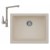 Realstone Gordion 60 Granit Eviye ve Vesta Batarya Seti - 600x475 mm - Krem
