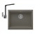 Realstone Gordion 60 Granit Eviye ve Göksu L Kuğu Batarya Seti - 600x475 mm - Gri