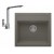 Realstone Olympos Granit Eviye ve Göksu L Kuğu Batarya Seti - 560x530 mm - Gri
