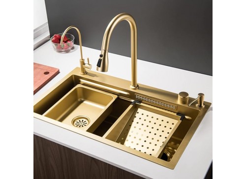 GL General Fonksiyonel Şelale Evye Gold 75x45 GL General Fonksiyonel Şelale Evye Gold 75x45