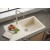 Sol Damlalıklı 76x43,5 cm Krem Granit Mutfak Evyesi RealStone Assos 76 XL P010