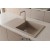 Sol Damlalıklı 86x43,5 cm Cappuccino Granit Mutfak Evyesi RealStone Assos 86 XL P011
