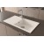 Sol Damlalıklı 86x43,5 cm Beyaz Granit Mutfak Evyesi RealStone Assos 86 XL P011