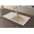 Sol Damlalıklı 86x43,5 cm Krem Granit Mutfak Evyesi RealStone Assos 86 XL P011