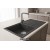 Sağ Damlalıklı 100x50 cm Antrasit Granit Mutfak Evyesi RealStone Efes 100 P012